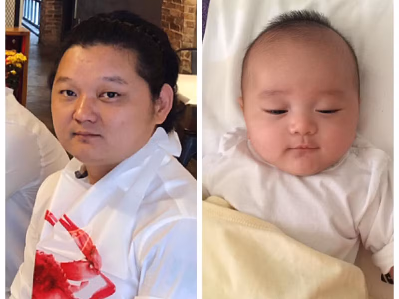 Khi còn nhỏ, bé Gia Huy lại được nhận xét giống bố nhiều hơn giống mẹ.