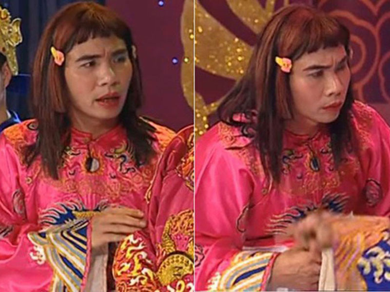 Để hóa thân Bắc Đẩu, Công Lý luôn phải trang điểm, làm tóc cầu kỳ cũng như thay đổi giọng nói.