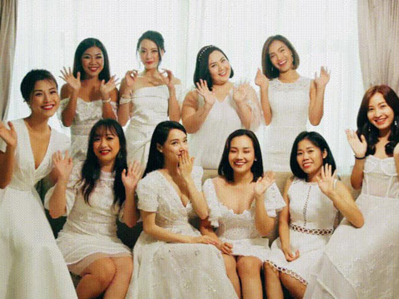 Hội bạn thân của Hoàng Oanh có Nhã Phương, Ái Phương, Kim Nhã.