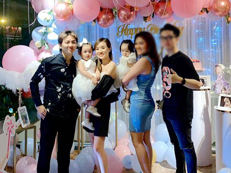 Đông đảo người hâm mộ gửi lời chúc mừng sinh nhật đến hai con gái của Hoài Lâm.