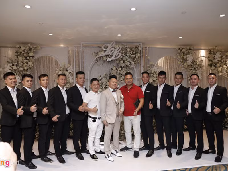 Đám cưới của Bảo Thy được siết chặt an ninh giống như lễ kết hôn trong nhà thờ.