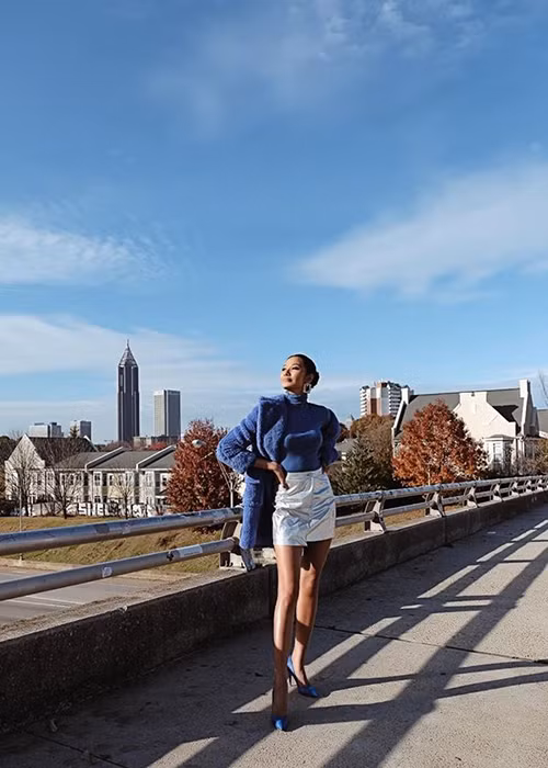 Nàng á hậu đã có gần 2 năm chuẩn bị nên tỏ ra vô cùng tự tin.