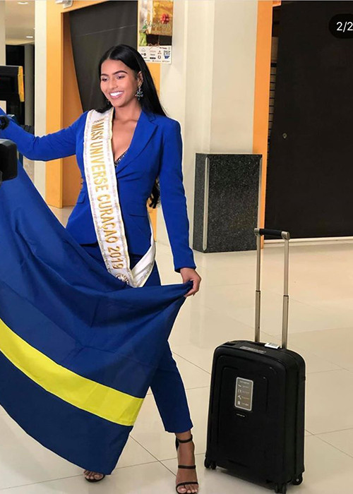 Ngoài Hoàng Thùy, một số thí sinh cũng sớm đến Mỹ để tham gia Hoa hậu Hoàn vũ Thế giới 2019.