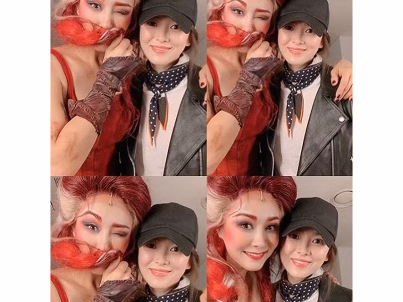 Nữ diễn viên thường xuyên gặp gỡ bạn bè.