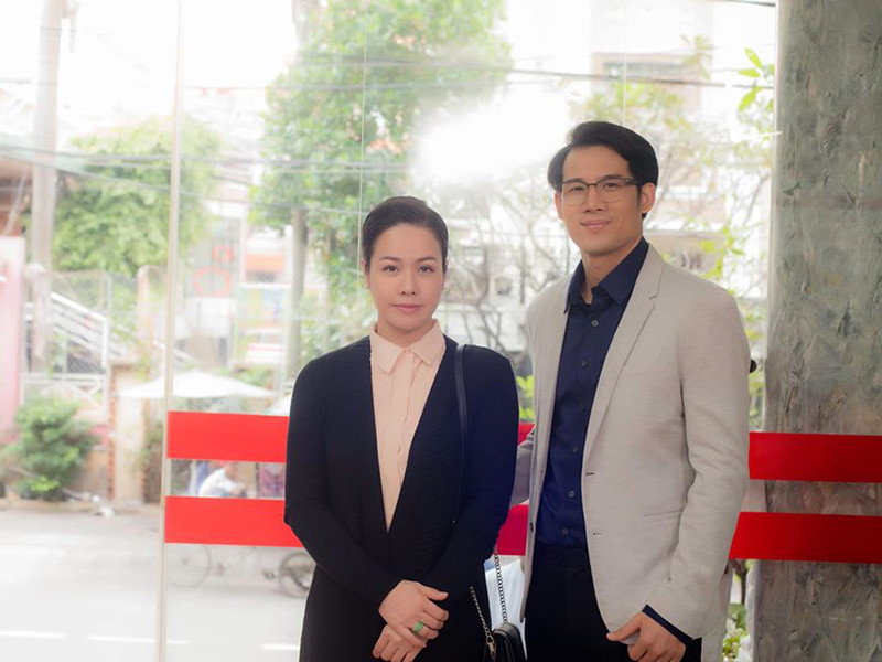 Nhật Kim Anh đang quay phim "Vua bánh mì".