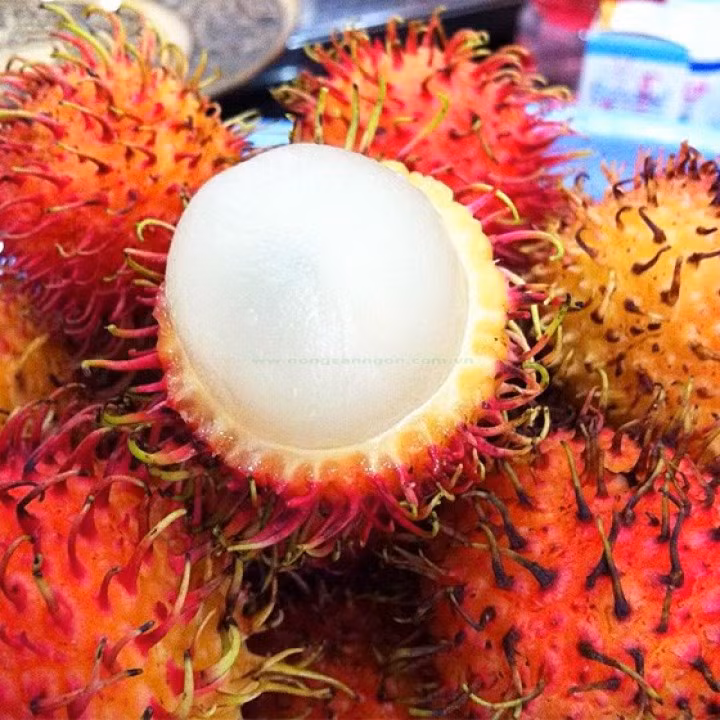 Chôm chôm cũng chứa chất chống oxy hóa mạnh, do đó nó giúp phòng ngừa ung thư hiệu quả. Ảnh nongsanngon.