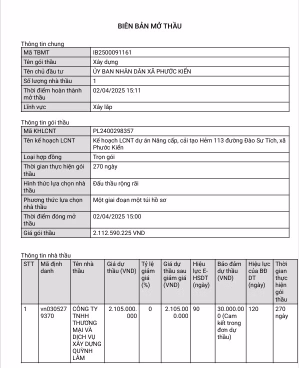TP HCM: Cty Quỳnh Lâm một mình dự 2 gói thầu tiền tỷ tại Phước Kiển - Hình 2 TP HCM: Cty Quynh Lam mot minh du 2 goi thau tien ty tai Phuoc Kien-Hinh-2