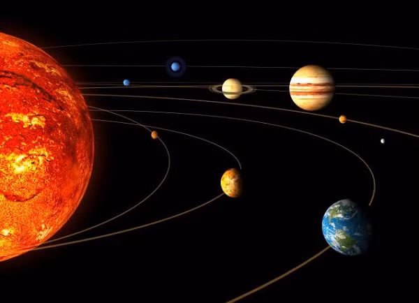 Mặt trời gần như là một khối cầu hoàn hảo. Đường kính xích đạo và đường kính ở cực của nó chỉ chênh nhau 10km. Bán kính trung bình của Mặt trời là 696.000km, trong khi bán kính trung bình của Trái đất chỉ đạt 6.376km.