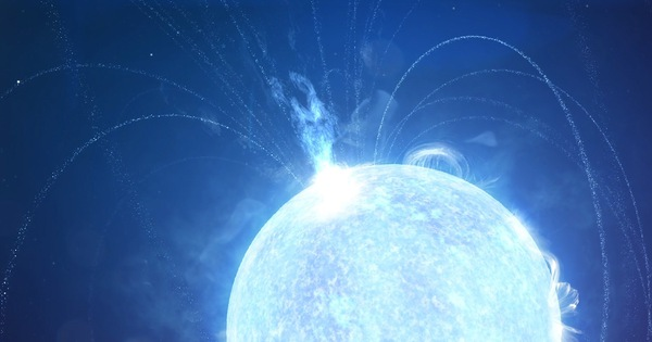 Nói cách khác, nguồn năng lượng này tương đương với năng lượng Mặt trời tạo ra trong 100.000 năm. Ngôi sao nam châm là một loại sao neutron có từ trường cực mạnh và thường bùng phát một cách dữ dội trong nháy mắt mà không có dấu hiệu báo trước.