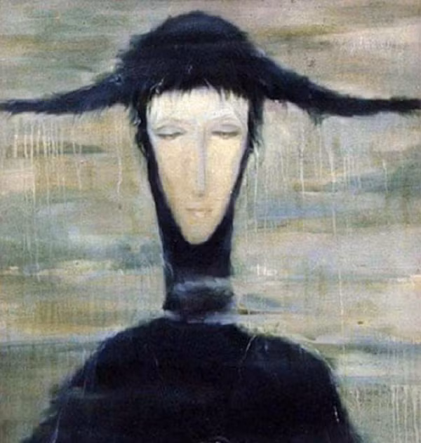 Người phụ nữ mưa được vẽ bởi nghệ sĩ Ukraina Svetlana Telets là một hình ảnh rất lạ. Bức tranh được vẽ chỉ trong 5 tiếng đồng hồ, và nữ họa sĩ đinh ninh rằng, bàn tay của cô đã bị ai đó điều khiển để vẽ lên nó. Tất cả những người từng mua bức tranh đều kể lại rằng, họ gặp phải cảm giác lo lắng, bồn chồn, mất ngủ và tin rằng luôn có ai đó đang theo dõi mình.