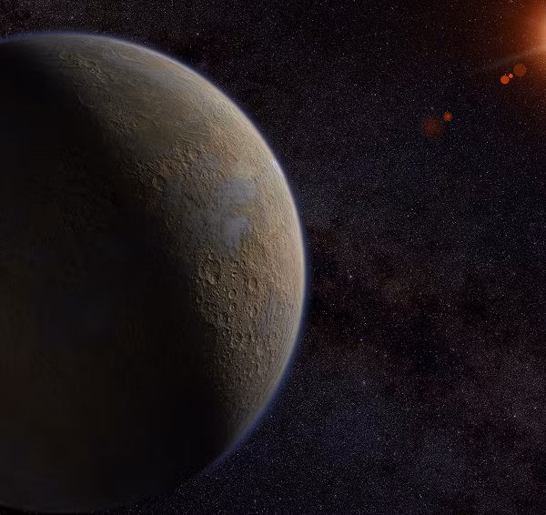 Hành tinh lớn hơn Trái Đất 1,27 lần, cũng có khí hậu ôn đới nhưng trở ngại duy nhất cho sự sống là nó có thể bị nhận bức xạ cực tím lớn do nằm quá gần sao mẹ.