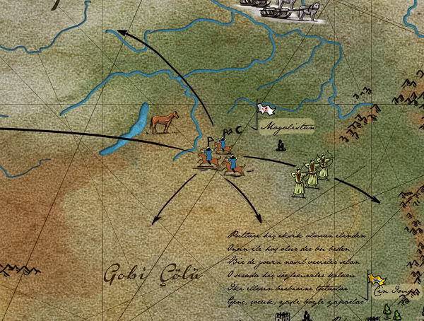 Bán đảo Iberia và bờ biển của châu Phi được thể hiện chính xác. Trong tương quan với châu Phi, các nước châu Mỹ, bờ biển phía bắc của Nam Mĩ cũng được thể hiện khá chuẩn. Nhưng khu vực đại diện cho Bắc Mỹ gần như không giống với bờ biển thực sự của nó (không có gì đáng ngạc nhiên vì thời gian này, đây là vùng đất gần như chưa được khám phá).