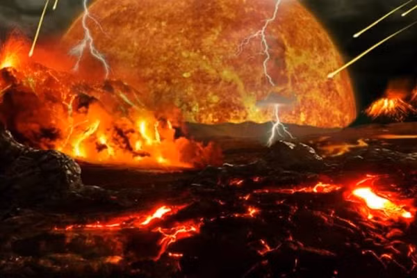 Magma - tức đá nóng chảy - vài tỉ năm trước không chỉ bị ẩn giấu dưới lòng đất và thỉnh thoảng phun trào như ngày nay, mà ngập đầy trên một siêu đại dương, có thể bao phủ toàn cầu.