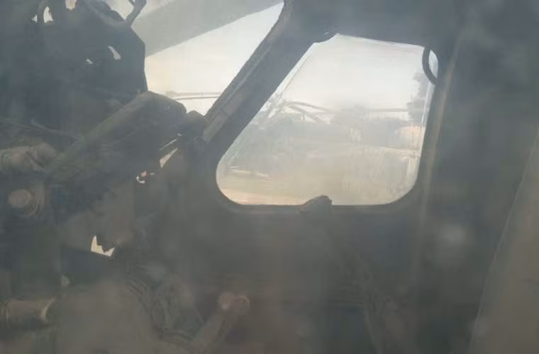 Cận cảnh cabin lái của trực thăng chống ngầm Ka-25.