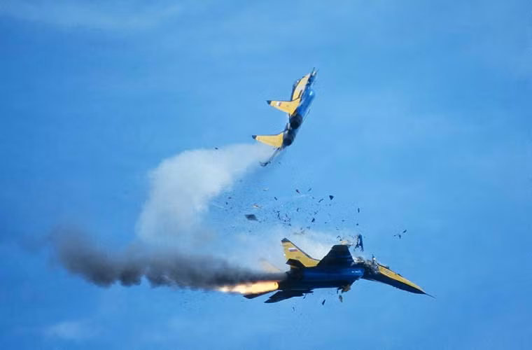 Bao dong Khong quan Nga, hai thang mat 6 may bay