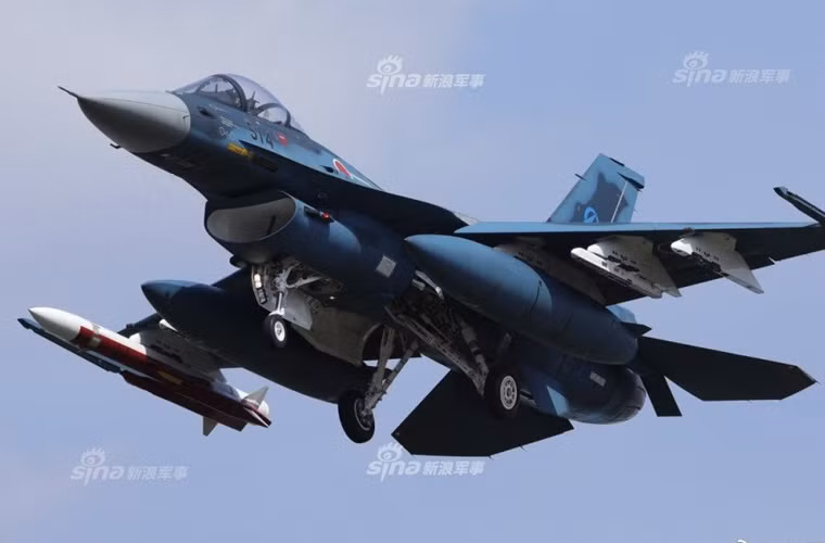 Ngay từ ban đầu, Mitsubishi đã quyết định tích hợp XASM-3 cho F-2 – một mẫu tiêm kích phản lực cũng do hãng này phát triển. Nguồn ảnh: Sina