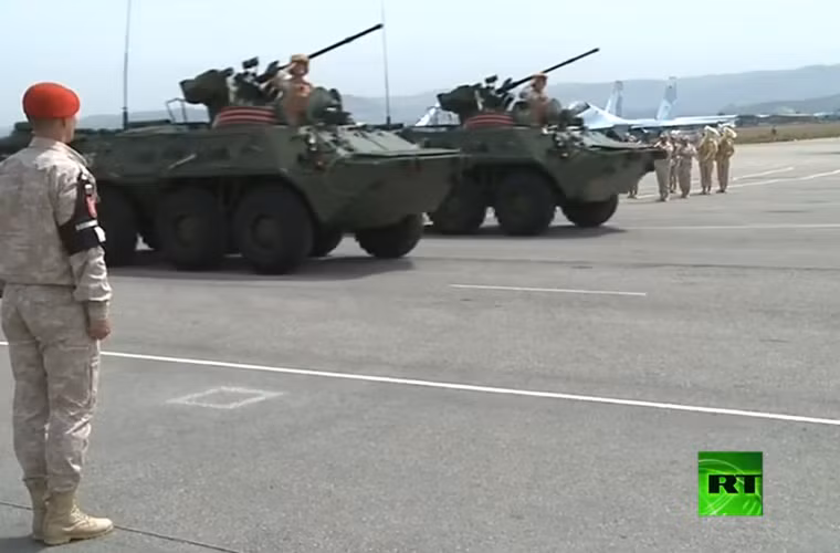 Xe thiết giáp chở quân BTR-82A. Nguồn ảnh: RT