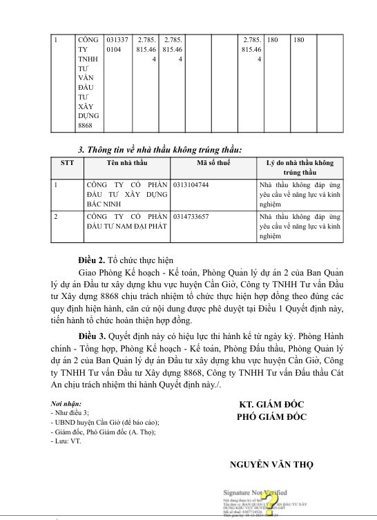 TP HCM: Công ty 8868 một ngày trúng 5 gói thầu tại Cần Giờ - Hình 6 TP HCM: Cong ty 8868 mot ngay trung 5 goi thau tai Can Gio-Hinh-6