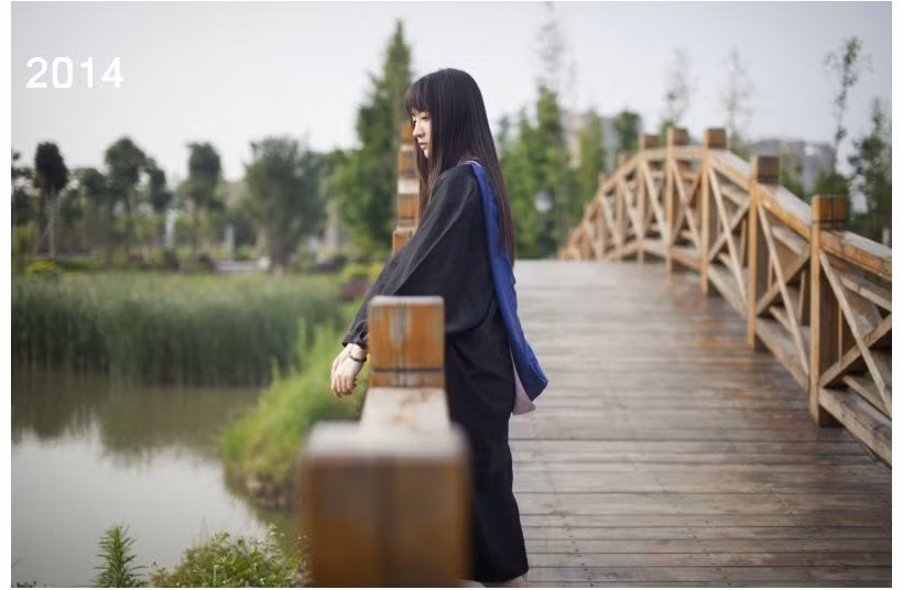 Một bức hình kỷ yếu khác rất dễ thương của 9X xinh đẹp.