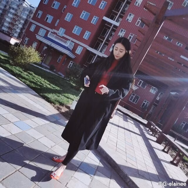 Cư dân mạng phát sốt với vẻ đẹp hot girl du học sinh Trung Quốc.