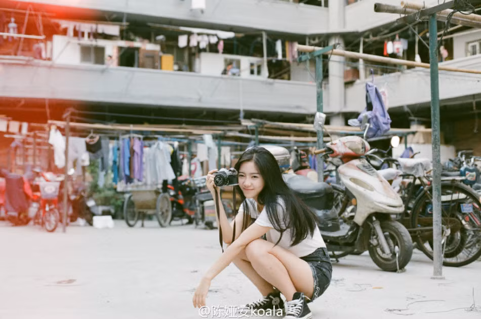 Khoảnh khắc nhí nhảnh và hồn nhiên như học sinh của Diễm Thiến.