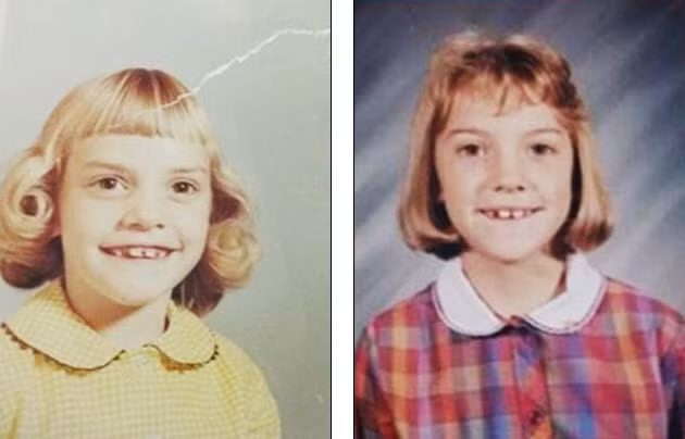 Hàm răng của mẹ và con gái không lẫn vào đâu được.