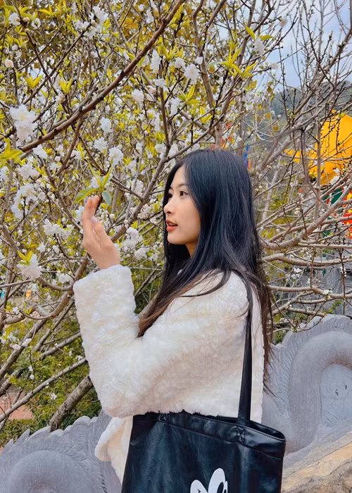 Nhan sắc đời thường của người đẹp gốc Quảng Ninh. Ảnh: FBNV.