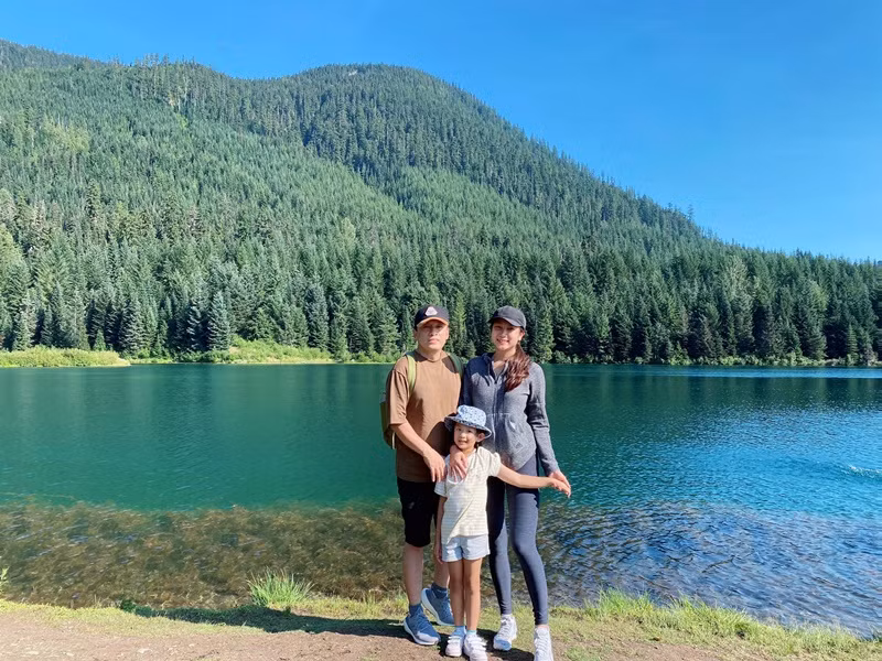 Vợ chồng Lam Trường thường xuyên đưa con gái đi du lịch.