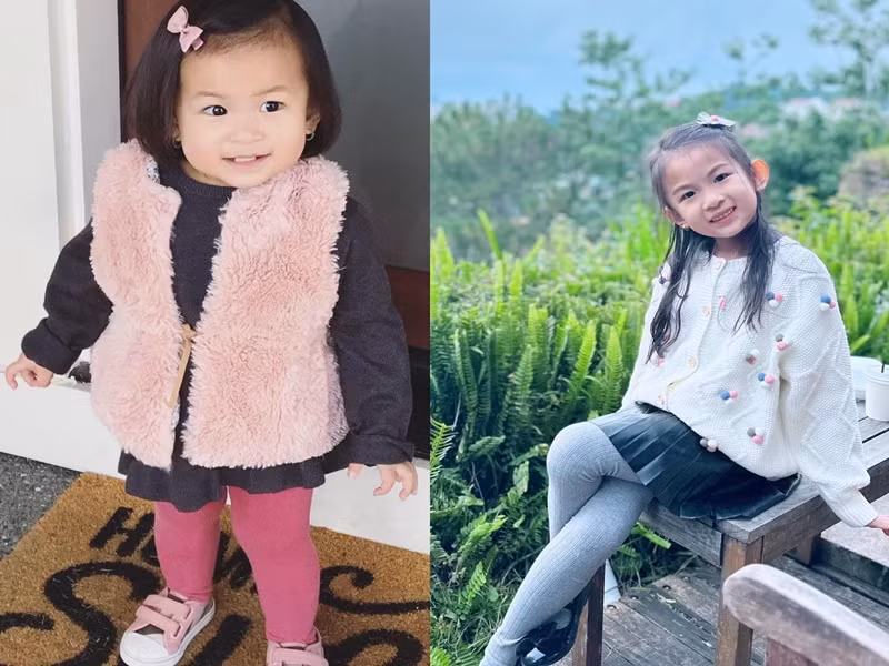 Bé Phoebe - con gái Lam Trường ngày càng xinh xắn.