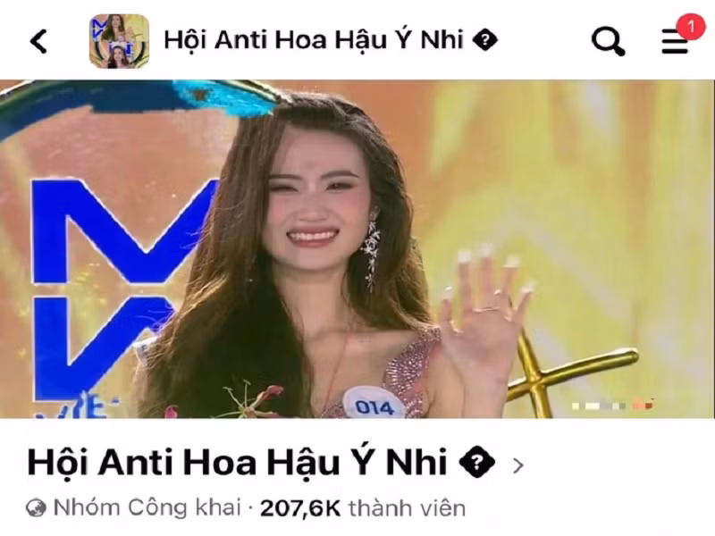 Phan ung cua Y Nhi khi bi antifan yeu cau tuoc vuong mien