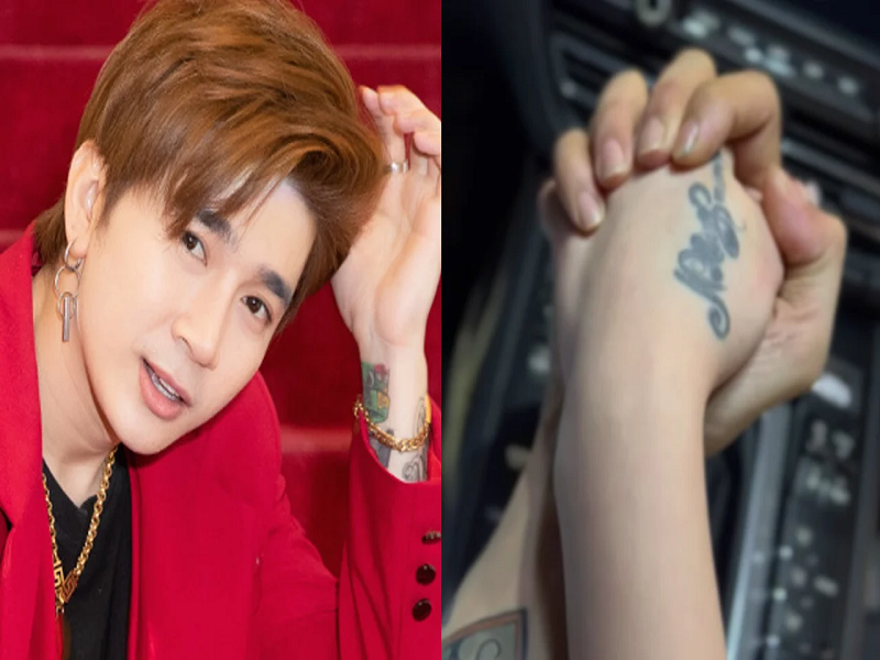 Mới đây, trên trang cá nhân, nam ca sĩ Chi Dân đăng tải clip nắm tay một người giấu mặt. Ảnh: Yeah1.