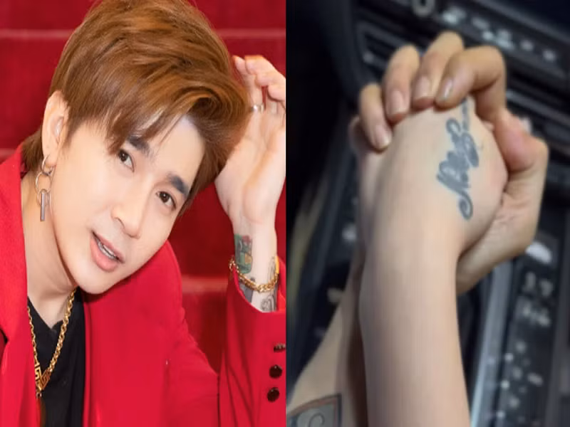 Mới đây, trên trang cá nhân, nam ca sĩ Chi Dân đăng tải clip nắm tay một người giấu mặt. Ảnh: Yeah1.