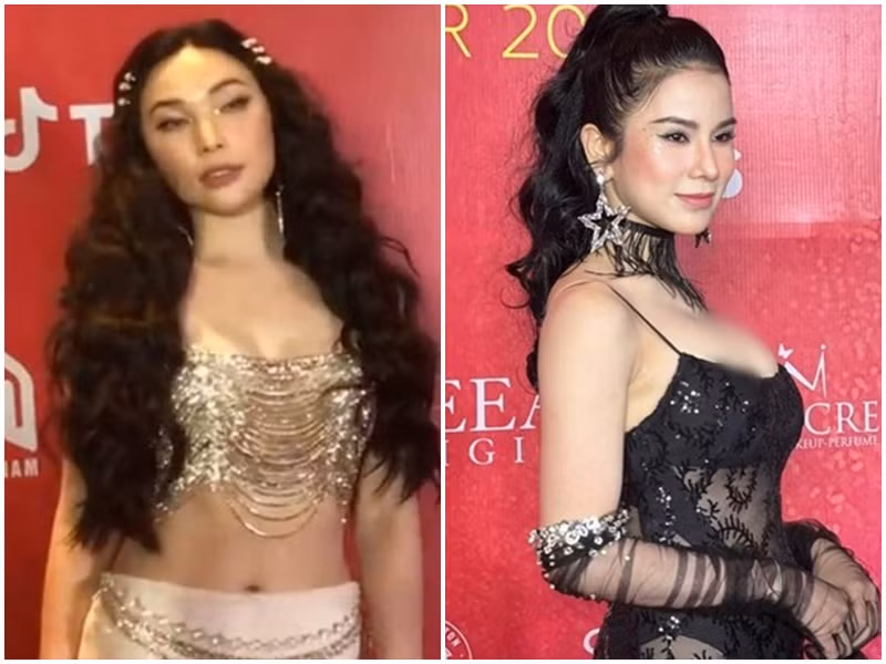 Tháng 12/2022, Quỳnh Thư và Diệp Lâm Anh xuất hiện tại một sự kiện. Khi được hỏi về Quỳnh Thư, Diệp Lâm Anh cho biết: "Chúng tôi không chạm mặt. Đây là show diễn của anh Đỗ Long, mình và cô ấy đều là khách mời thì mình lịch sự thôi. Làm sao ta? Mình cũng không trả lời được câu hỏi này. Mình không biết vì mình không nhìn thấy". Ảnh: Bảo Vệ Công Lý.