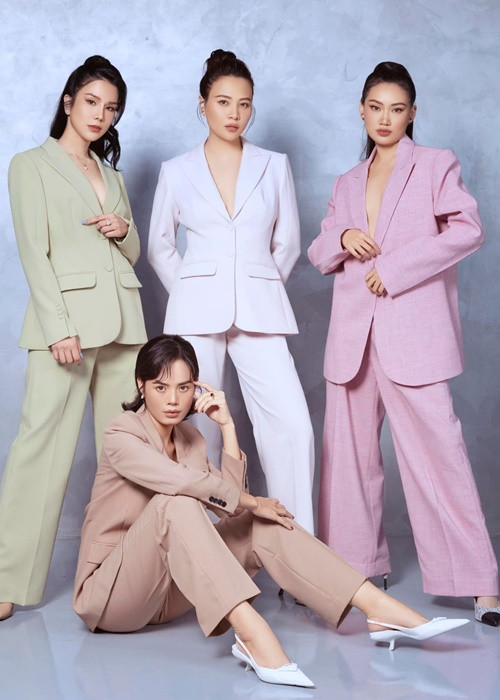 Các thành viên trong hội bạn thân của Đàm Thu Trang đều sở hữu nhan sắc xinh đẹp. Ảnh: FBNV.