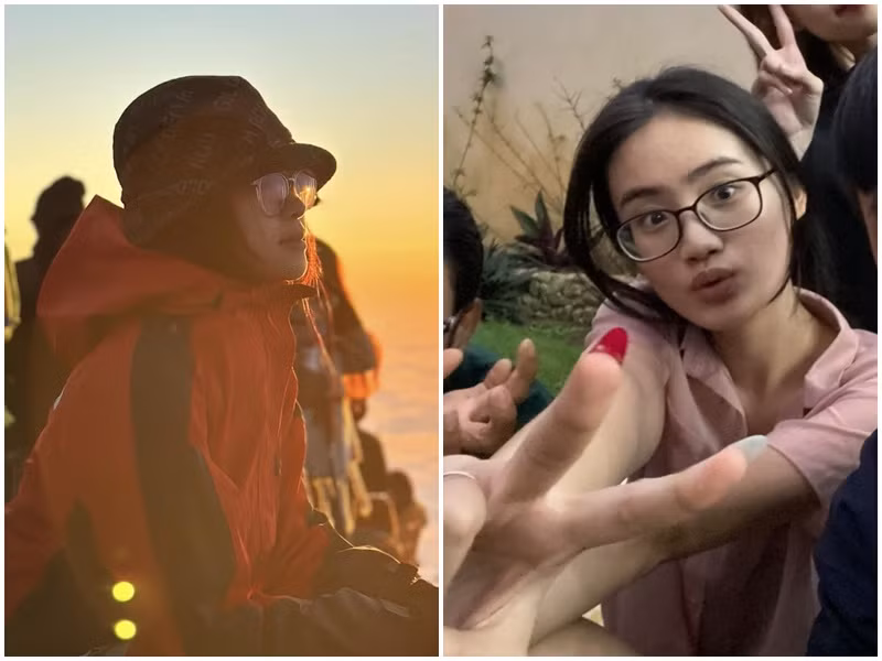 Hình ảnh để mặt mộc hoàn toàn của Đào Thị Hiền và Ý Nhi.