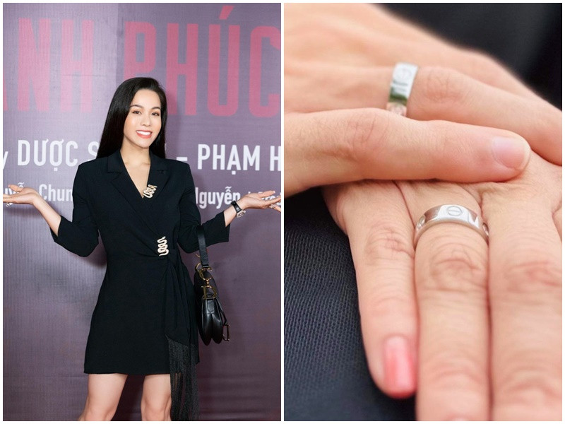 Mới đây, Nhật Kim Anh gây chú ý khi đăng tải hình ảnh nhẫn đôi đồng thời úp mở: “19h ngày mai! 15/7/2023. Chính thức trở thành ngày của đôi ta! Cảm ơn anh và cả nhà đã dành điều bất ngờ đặc biệt này cho Nhật Kim Anh". Ảnh: Hoa Học Trò, FBNV.