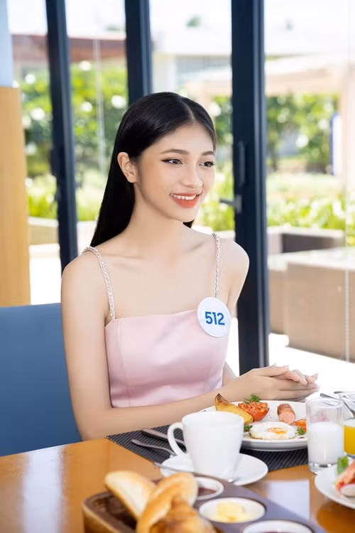 Nàng hậu lựa chọn phong cách gợi cảm, ngọt ngào khi thi Hoa hậu Thế giới Việt Nam 2023. Ảnh: FBNV.