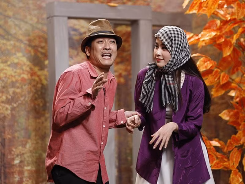 Trả lời Zing, Trường Giang thừa nhận anh có thích Nam Em nhưng đó không phải là tình yêu. Về phần mình, Nam Em mất thời gian dài để vượt qua lùm xùm tình cảm. Ảnh: Người Lao Động.