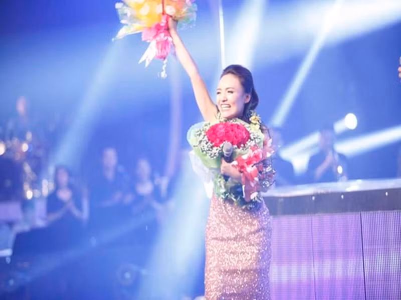 Ca sĩ Nhật Thủy là quán quân Vietnam Idol 2014. Sau cuộc thi, cô miệt mài đi hát. Ảnh: Zing.