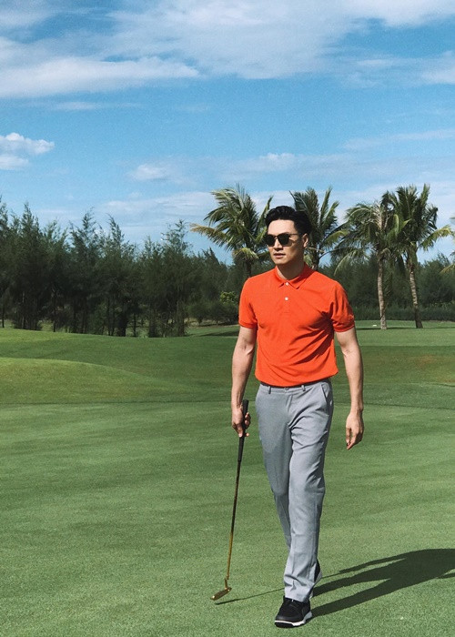 Mạnh Trường yêu thích bộ môn golf.