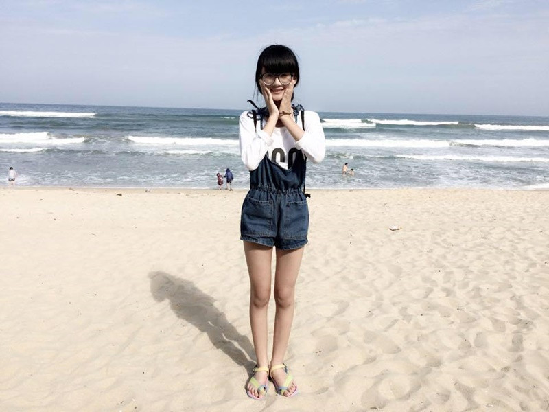 Tuổi thơ của Hoa hậu Thế giới Việt Nam 2023 đầy êm đềm. Ảnh: FBNV.