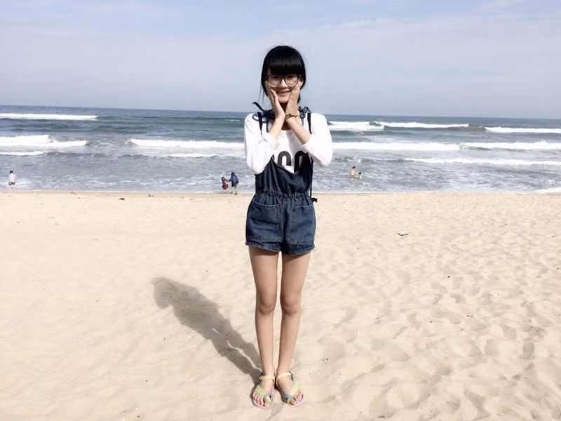 Tuổi thơ của Hoa hậu Thế giới Việt Nam 2023 đầy êm đềm. Ảnh: FBNV.