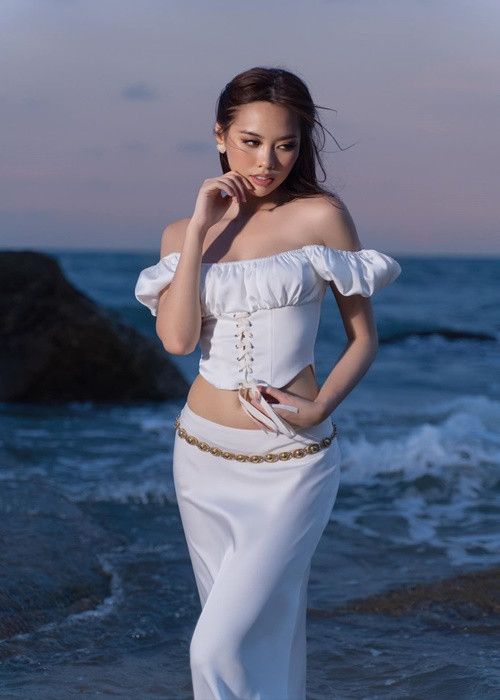 Tâm Như từng lọt top 41 Hoa hậu Hoàn vũ Việt Nam 2022.