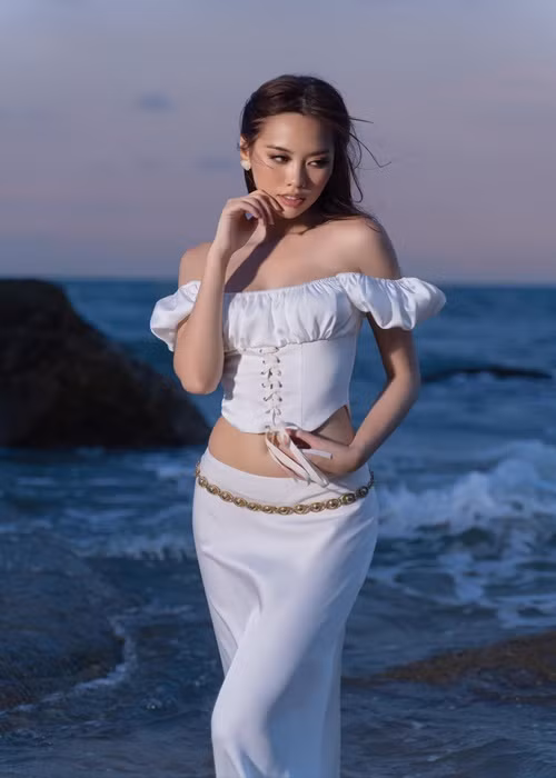 Tâm Như từng lọt top 41 Hoa hậu Hoàn vũ Việt Nam 2022.