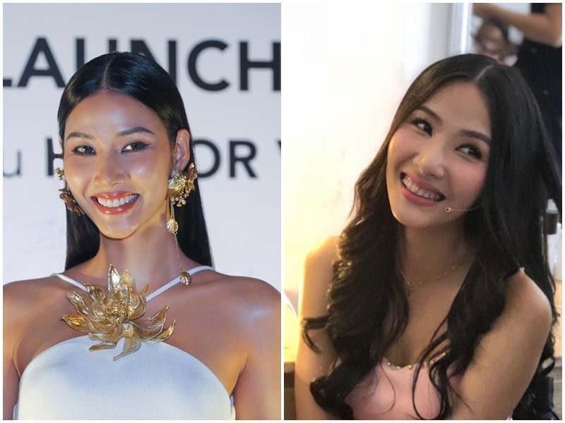 Á hậu Hoàng Thùy có nụ cười tỏa nắng hơn sau khi niềng răng. Ảnh: FBNV, Khám Phá.