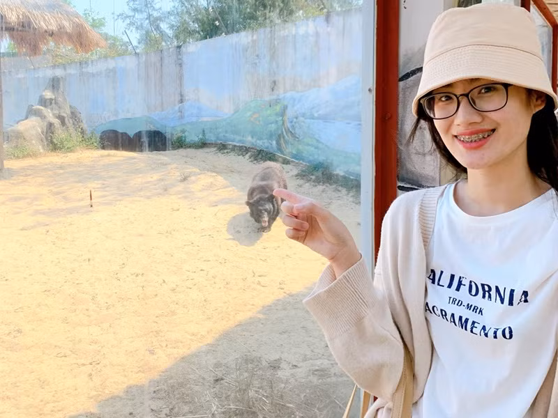 Hoa hậu Thế giới Việt Nam 2023 từng có hàm răng không đều. Ảnh: FBNV.