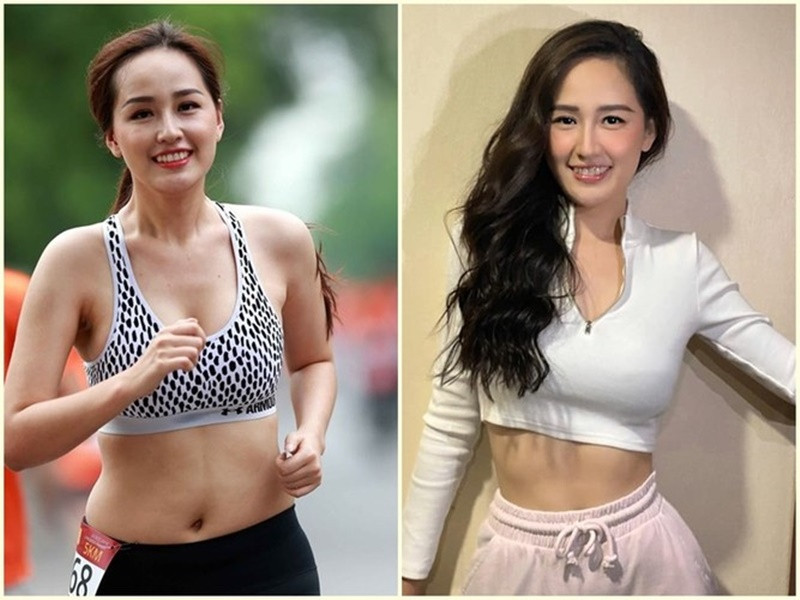 Mai Phương Thúy lột xác ngoạn mục. Vòng eo của nàng hậu trở nên gọn gàng, săn chắc. Ảnh: Dân Việt, FBNV.