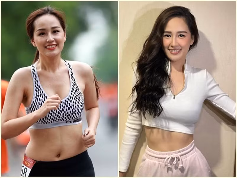 Mai Phương Thúy lột xác ngoạn mục. Vòng eo của nàng hậu trở nên gọn gàng, săn chắc. Ảnh: Dân Việt, FBNV.