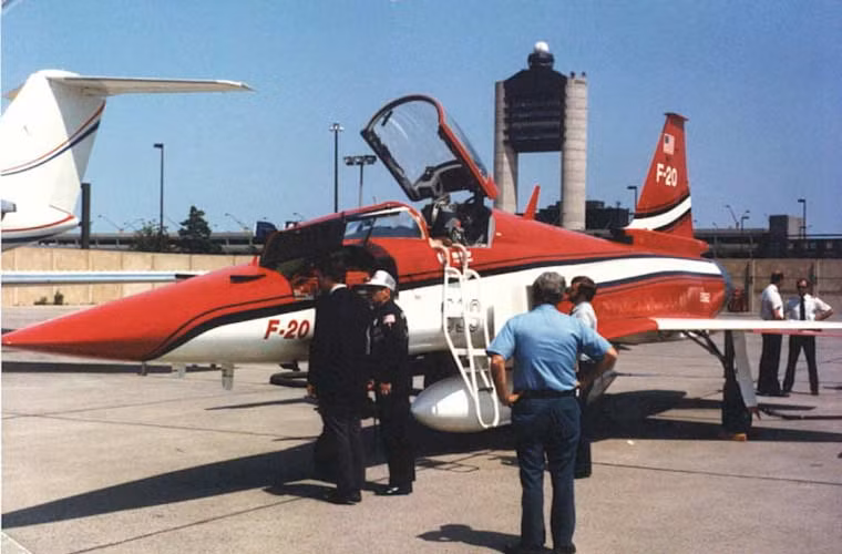 Sau 6 năm không chào mời được khách hàng, cuối những năm 1980, công ty Northrop đã chính thức ngừng chương trình tiêu tốn 1,2 tỷ USD. Tính đến thời điểm đó, chỉ có 3 mẫu thử F-20 được chế tạo, hiện có một chiếc được trưng bày tại Trung tâm Khoa học California, 2 chiếc còn lại bị tai nạn trong khi bay thao diễn ở các nước.