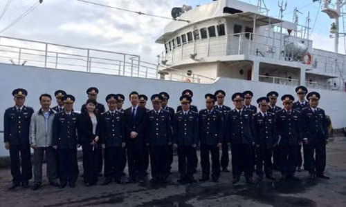 CSB Viet Nam nhan tau tuan tra Nhat Ban vien tro